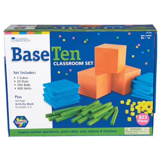 Learning Resources® Brights!™ Base 10 Classroom Set